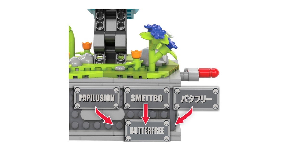 MEGA Pokémon Motion Smettbo bewegliches Bauset, Konstruktionsspielzeug