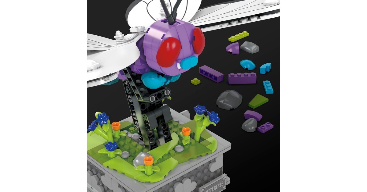 MEGA Pokémon Motion Smettbo bewegliches Bauset, Konstruktionsspielzeug