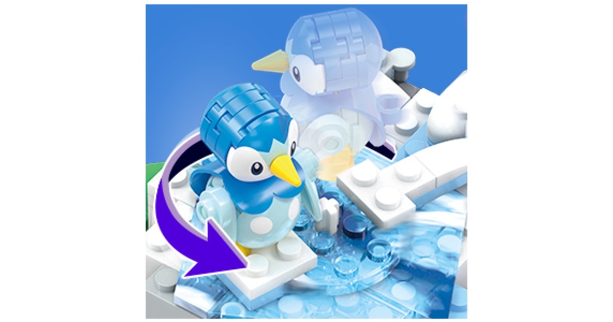 MEGA Pokémon - Plinfas und Sniebels Schneetag, Konstruktionsspielzeug(171-teilig)
