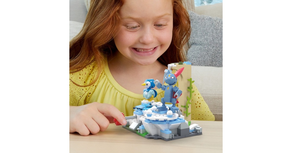 MEGA Pokémon - Plinfas und Sniebels Schneetag, Konstruktionsspielzeug(171-teilig)