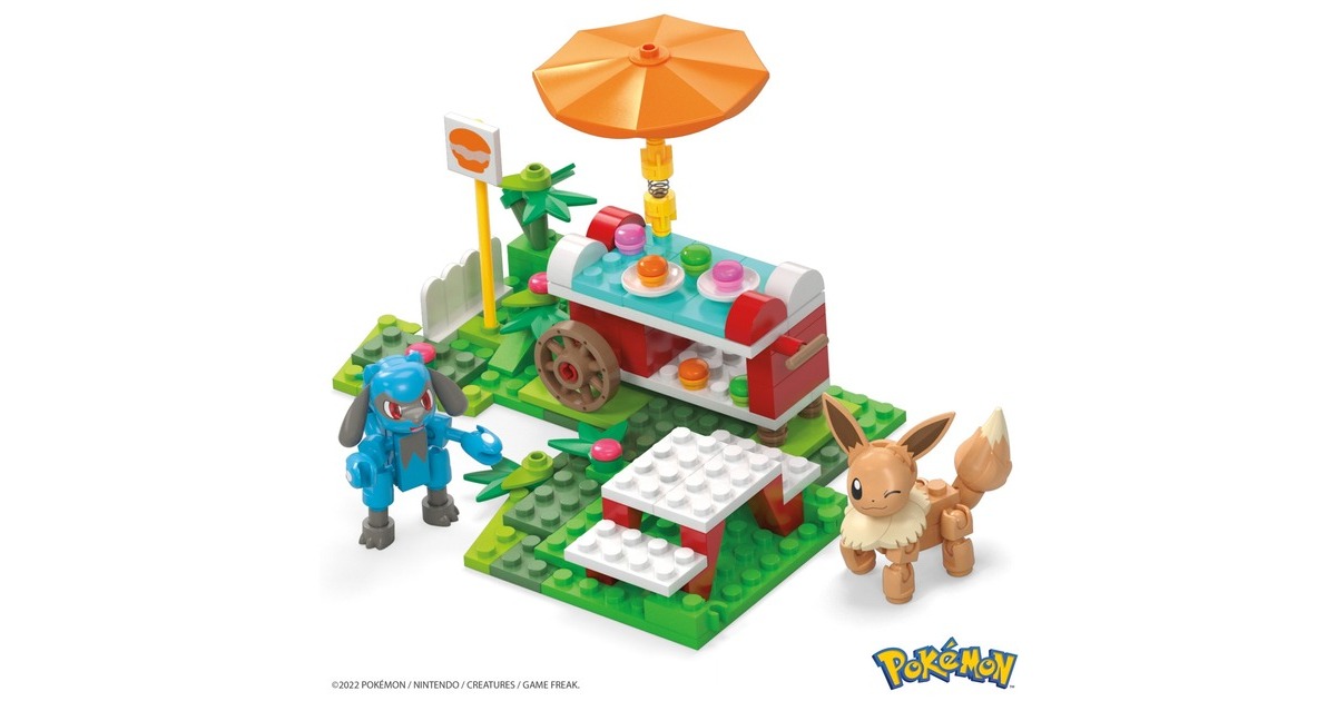 MEGA Pokémon - Pofflé Picknick Abenteuer Bauset, Konstruktionsspielzeug