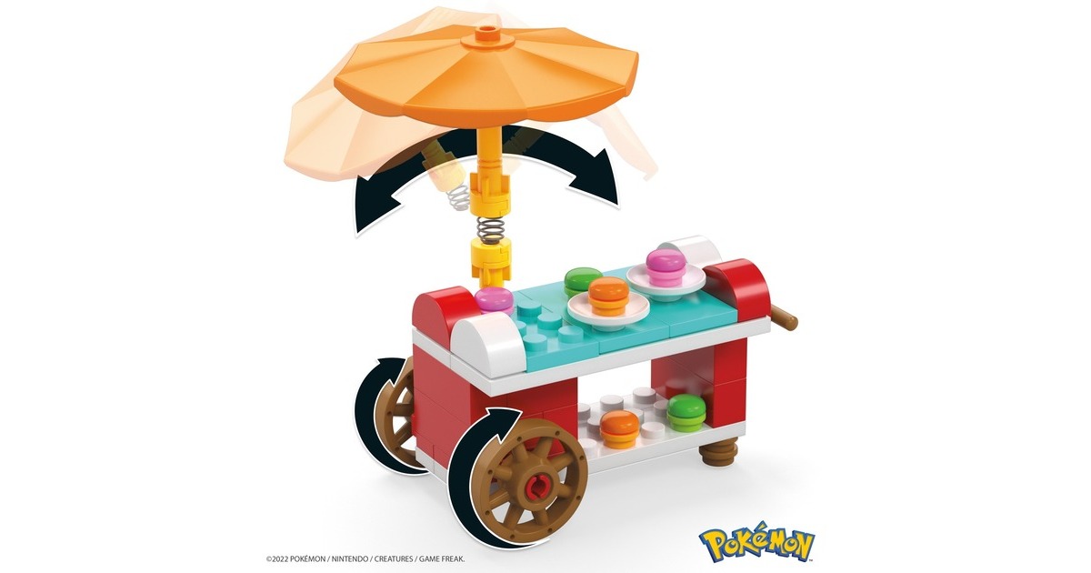 MEGA Pokémon - Pofflé Picknick Abenteuer Bauset, Konstruktionsspielzeug