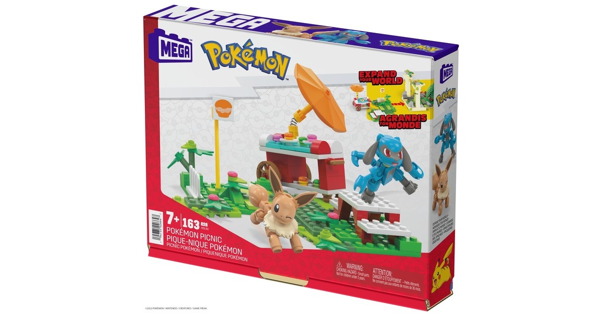 MEGA Pokémon - Pofflé Picknick Abenteuer Bauset, Konstruktionsspielzeug