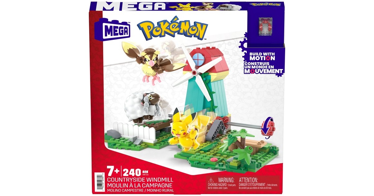 MEGA Pokémon - Windmühlen-Farm, Konstruktionsspielzeug(240-teilig)