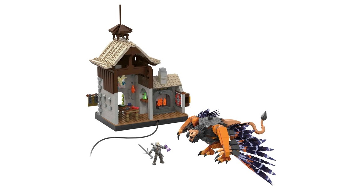 MEGA The Witcher - Geralts Greifjagd, Konstruktionsspielzeug