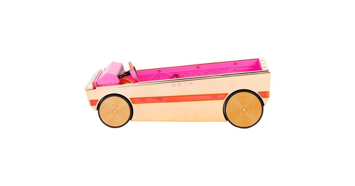MGA Entertainment L.O.L. Surprise 3-in-1 Party Cruiser, Spielfahrzeug(roségold/pink)