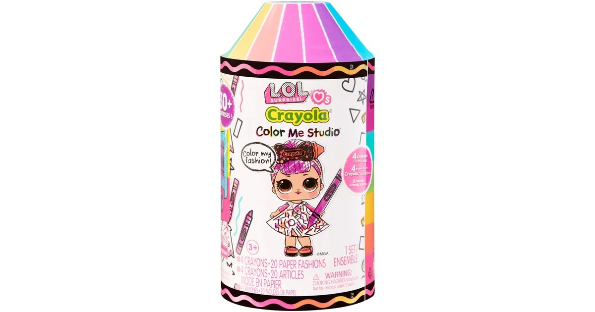 MGA Entertainment L.O.L. Surprise Loves Crayola Color Me Studio, Spielfigur(sortierter Artikel)