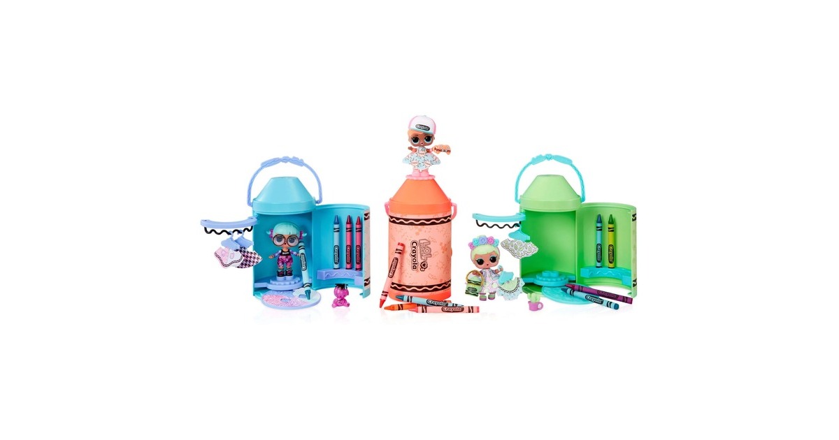 MGA Entertainment L.O.L. Surprise Loves Crayola Color Me Studio, Spielfigur(sortierter Artikel)