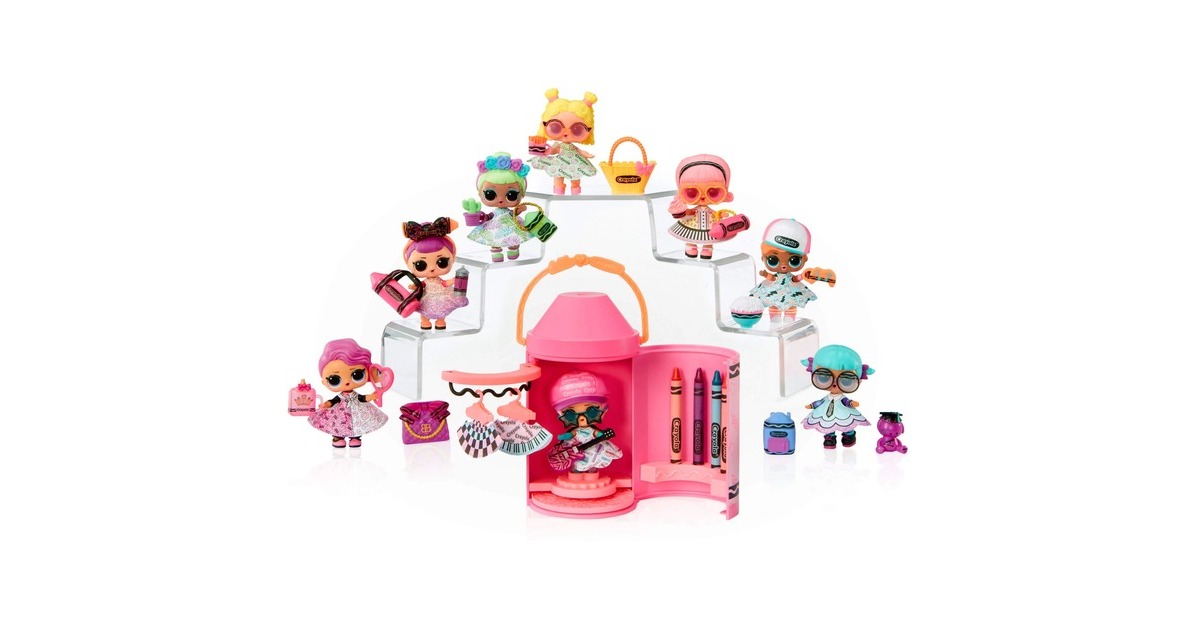 MGA Entertainment L.O.L. Surprise Loves Crayola Color Me Studio, Spielfigur(sortierter Artikel)