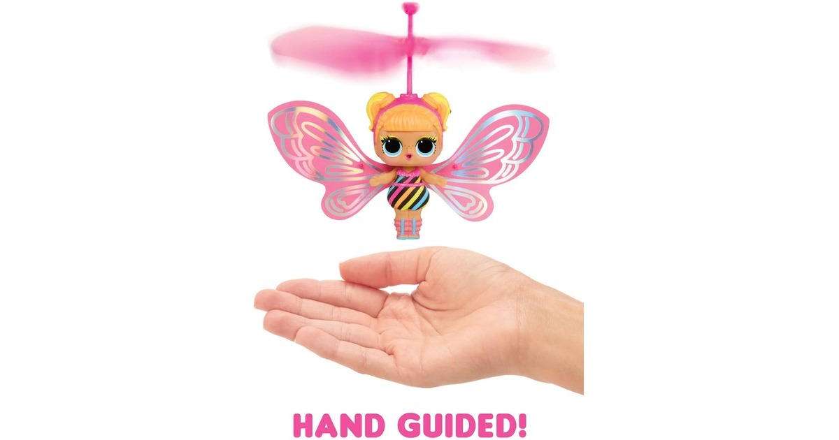 MGA Entertainment L.O.L. Surprise Magic Flyers - Flutter Star (Pink Wings), Puppe