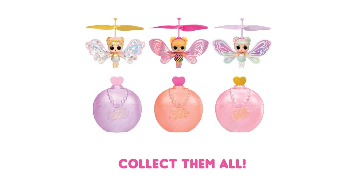 MGA Entertainment L.O.L. Surprise Magic Flyers - Flutter Star (Pink Wings), Puppe