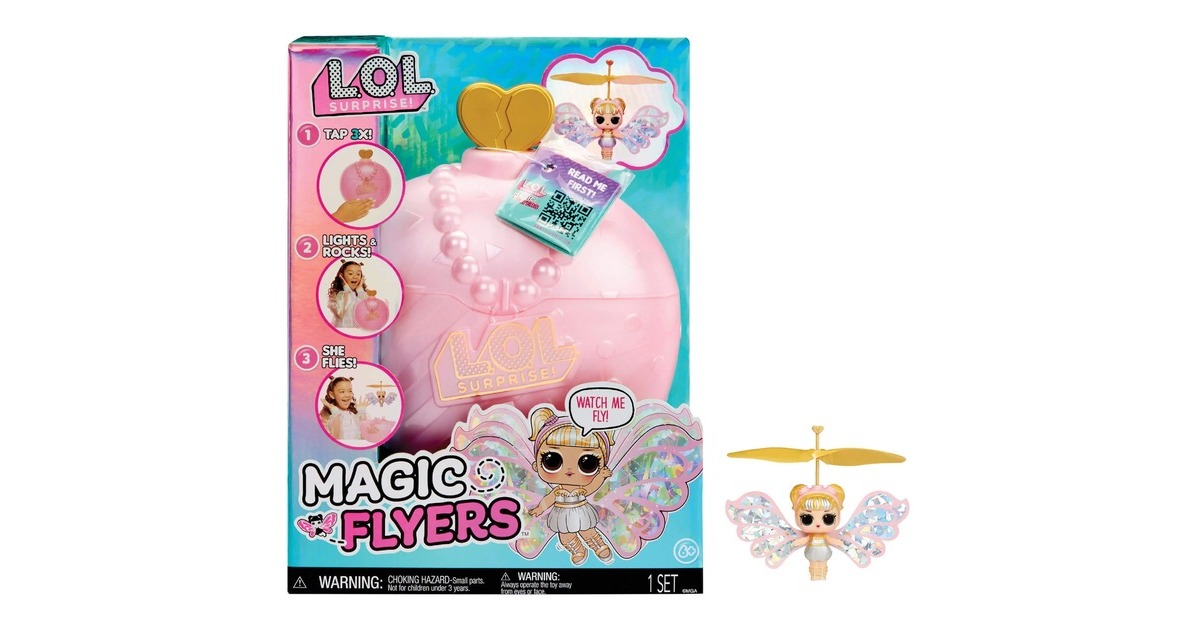 MGA Entertainment L.O.L. Surprise Magic Flyers - Sky Starling (Gold Wings), Puppe