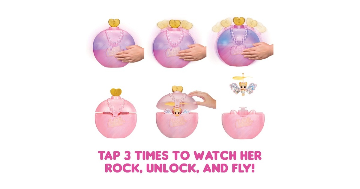 MGA Entertainment L.O.L. Surprise Magic Flyers - Sky Starling (Gold Wings), Puppe