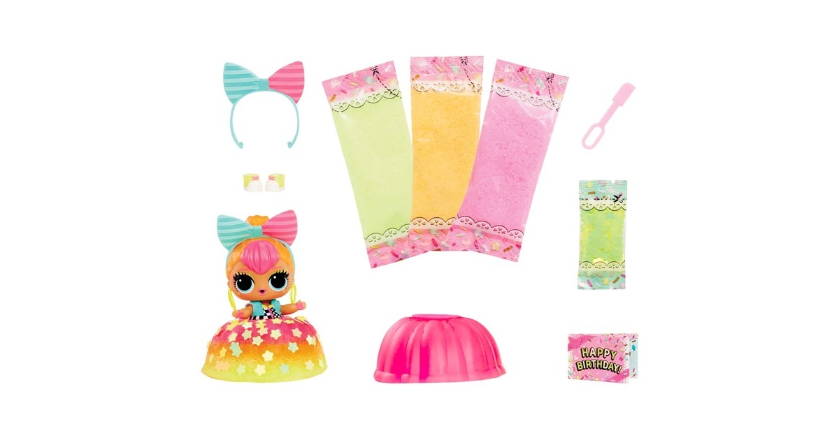 MGA Entertainment L.O.L. Surprise Mix & Make Birthday Cake Tots, Spielfigur(sortierter Artikel)