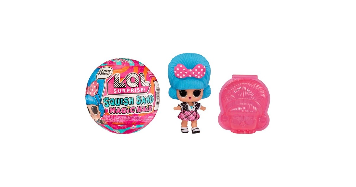 MGA Entertainment L.O.L. Surprise Squish Sand Magic Hair Tots, Spielfigur(sortierter Artikel)