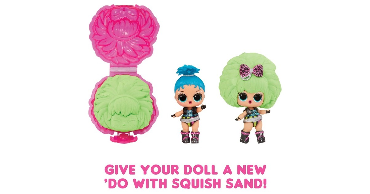 MGA Entertainment L.O.L. Surprise Squish Sand Magic Hair Tots, Spielfigur(sortierter Artikel)