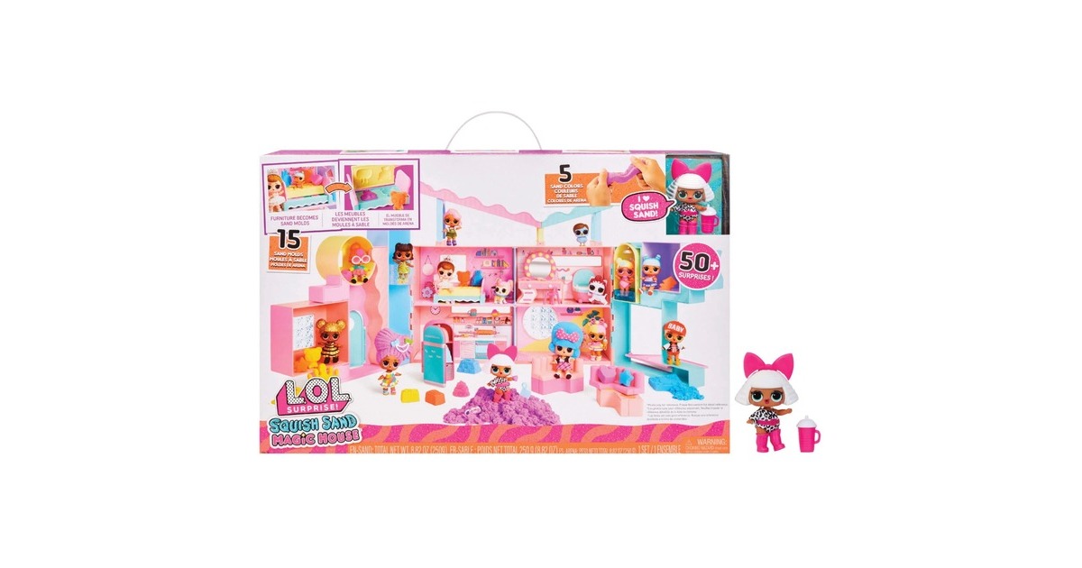 MGA Entertainment L.O.L. Surprise Squish Sand Magic House w/ Tot, Puppenhaus