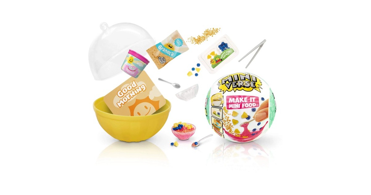 MGA Entertainment MGA's Miniverse Make It Mini Food Cafe Serie 3 Mini Collectibles, Puppenzubehör(sortierter Artikel)