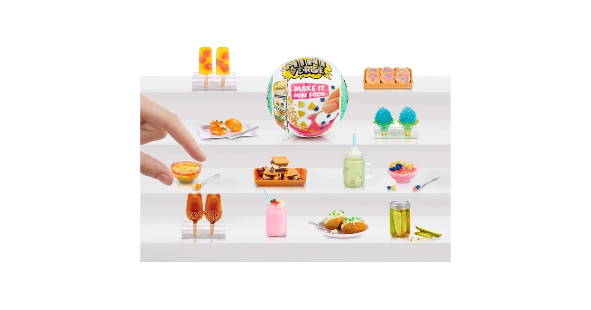 MGA Entertainment MGA's Miniverse Make It Mini Food Cafe Serie 3 Mini Collectibles, Puppenzubehör(sortierter Artikel)
