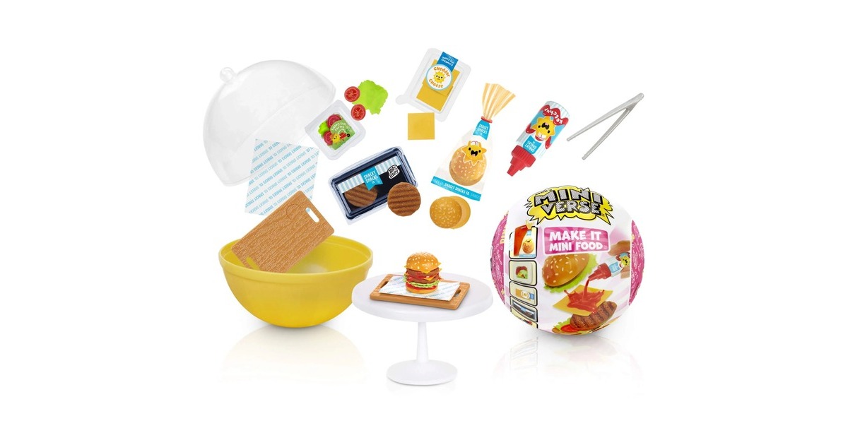 MGA Entertainment MGA's Miniverse Make It Mini Food Diner Serie 3 Mini Collectibles, Puppenzubehör(sortierter Artikel)