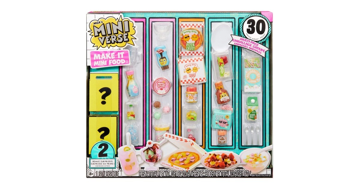 MGA Entertainment MGA's Miniverse Make It Mini Food Multi Pack, Puppenzubehör(sortierter Artikel)