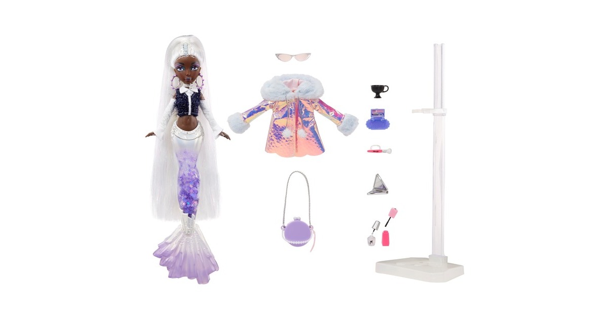 MGA Entertainment Mermaze Mermaidz Winter Waves Crystabella, Puppe