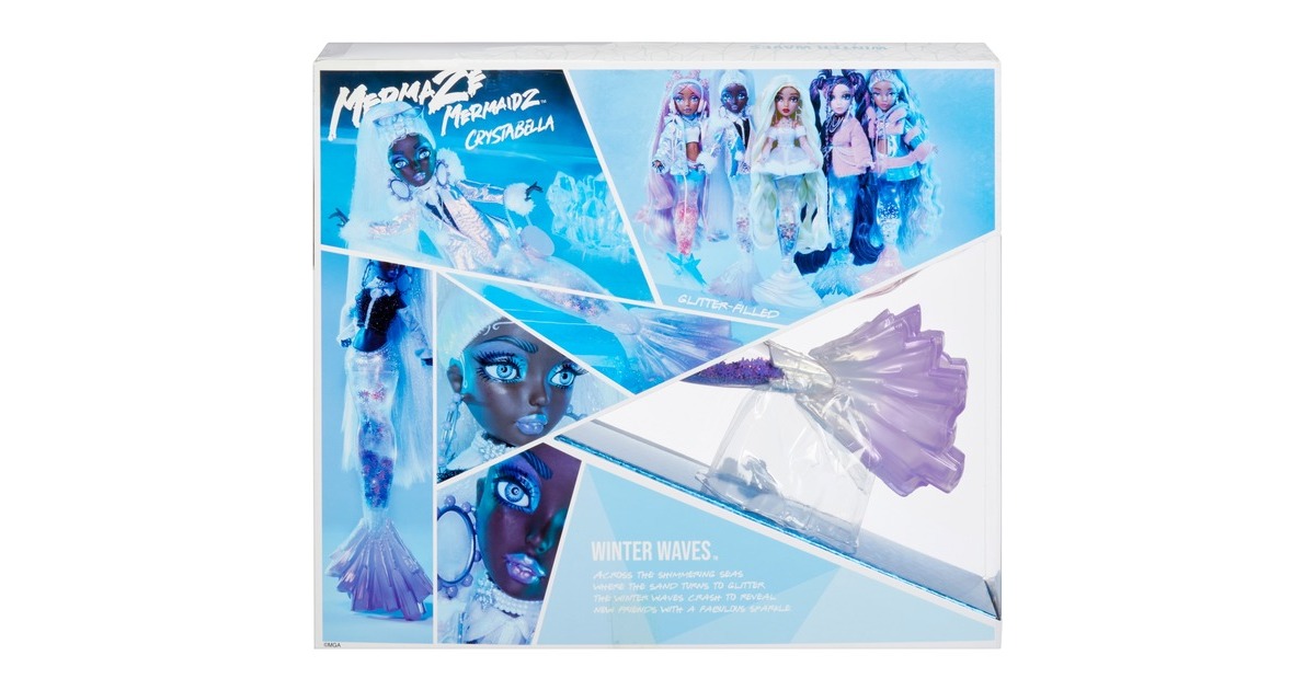 MGA Entertainment Mermaze Mermaidz Winter Waves Crystabella, Puppe