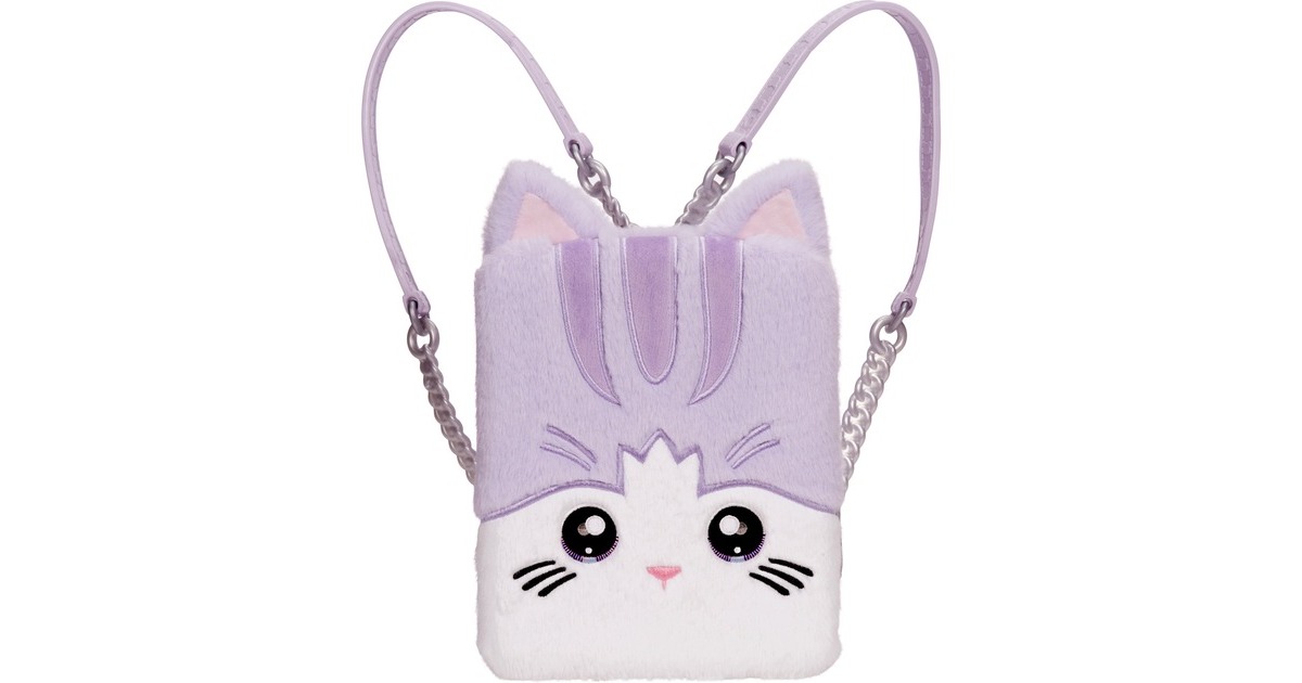 MGA Entertainment Na! Na! Na! Surprise 3-in-1 Backpack Bedroom Serie 3 Playset - Lavender Kitten, Spielfigur