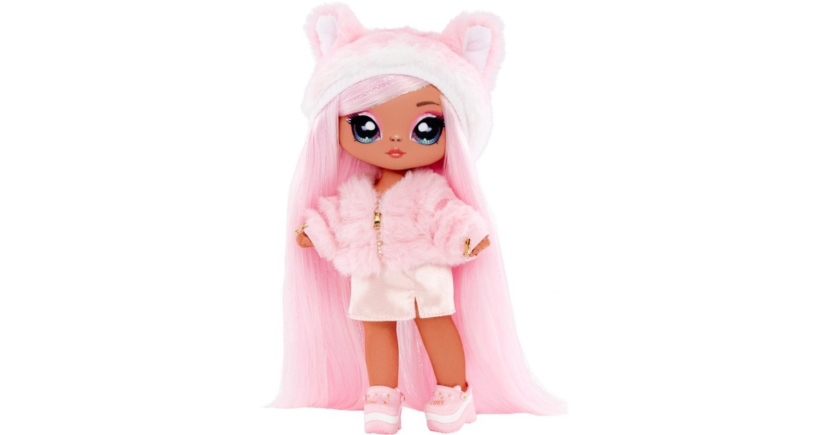 MGA Entertainment Na! Na! Na! Surprise 3-in-1 Backpack Bedroom Serie 3 Playset - Pink Kitty, Spielfigur