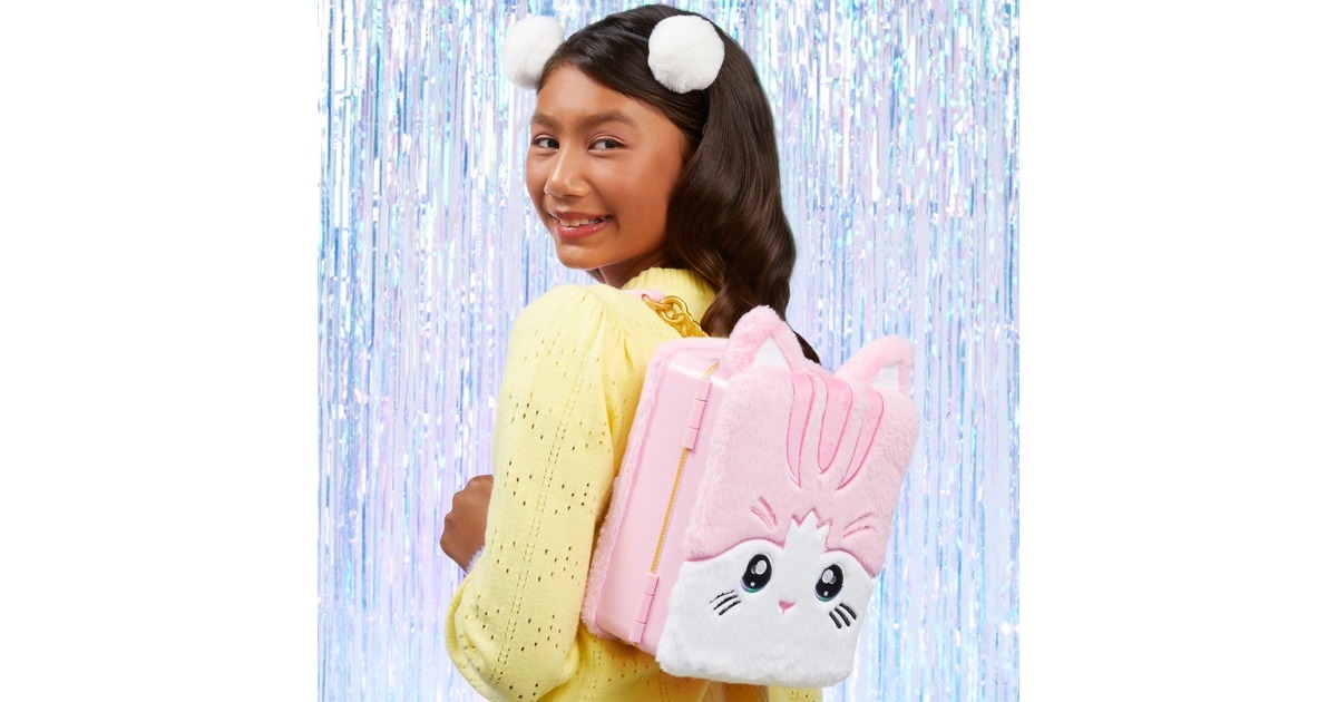 MGA Entertainment Na! Na! Na! Surprise 3-in-1 Backpack Bedroom Serie 3 Playset - Pink Kitty, Spielfigur