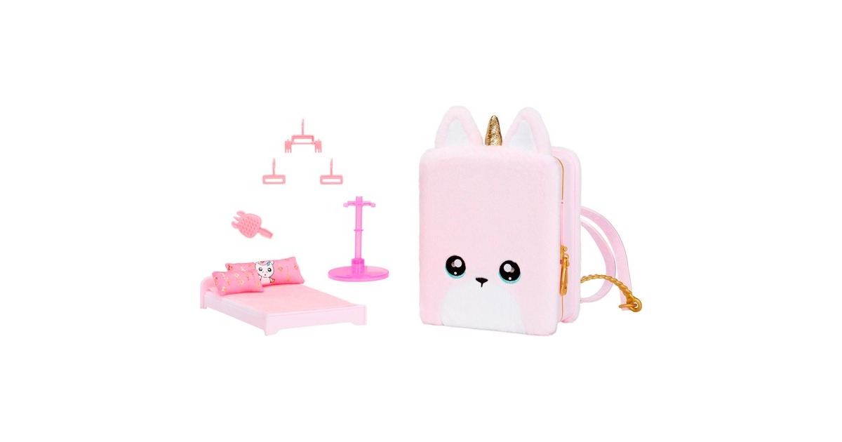 MGA Entertainment Na! Na! Na! Surprise 3-in-1 Backpack Bedroom Unicorn Britney Sparkles, Puppe
