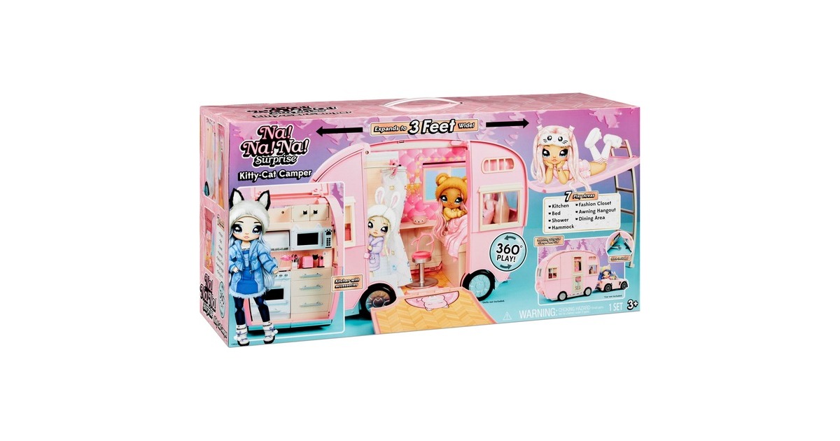 MGA Entertainment Na! Na! Na! Surprise Kitty-Cat Camper, Puppenzubehör