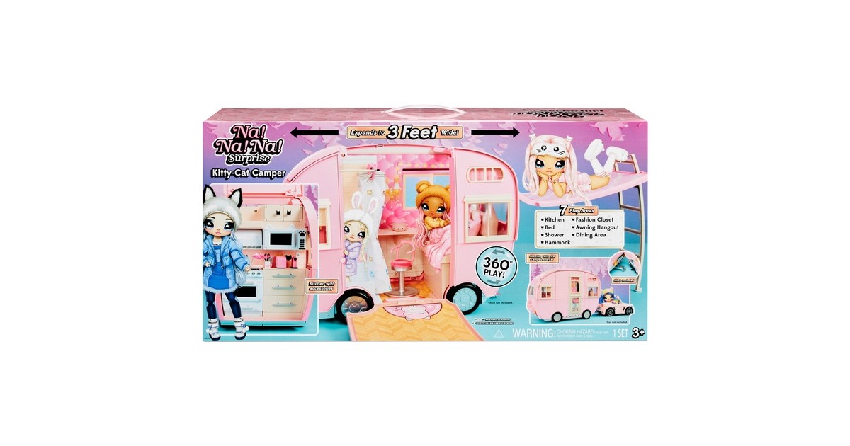 MGA Entertainment Na! Na! Na! Surprise Kitty-Cat Camper, Puppenzubehör