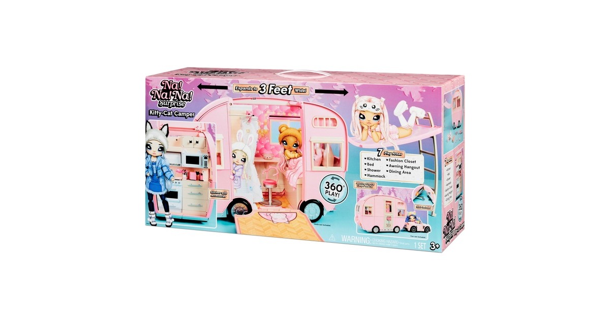 MGA Entertainment Na! Na! Na! Surprise Kitty-Cat Camper, Puppenzubehör