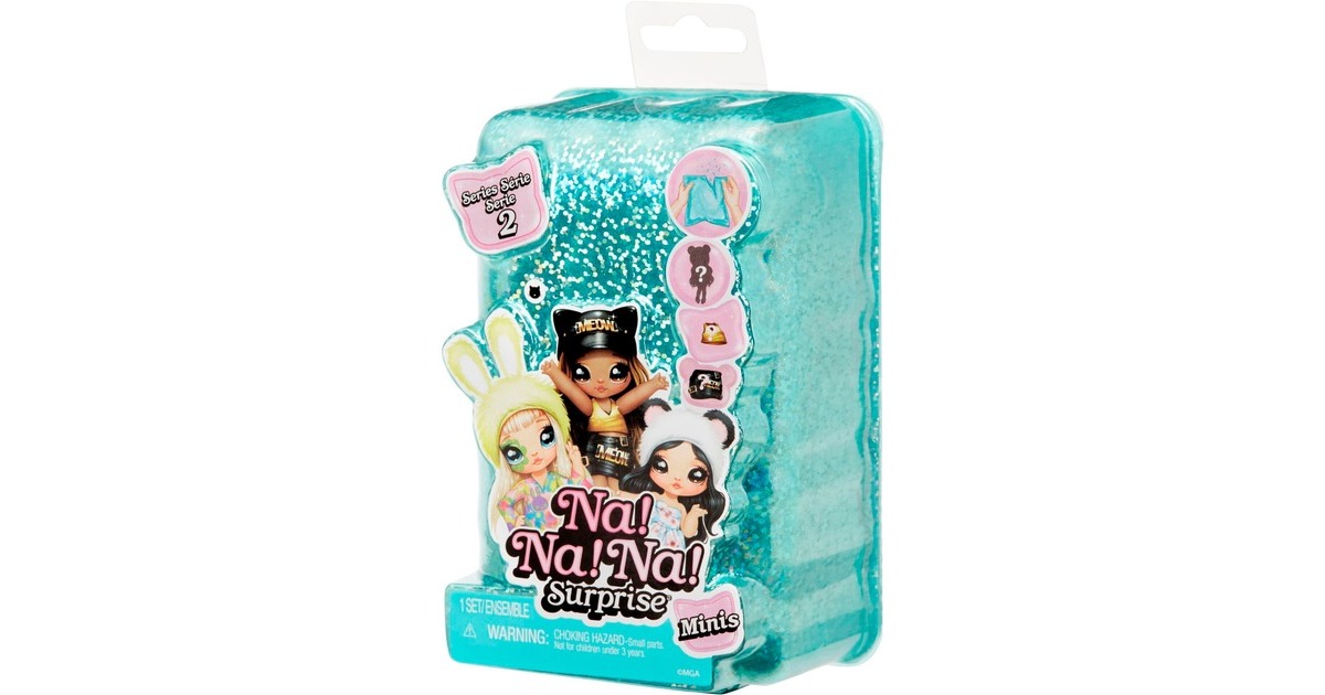 MGA Entertainment Na! Na! Na! Surprise Minis Serie 2, Puppe(sortierter Artikel, eine Figur)