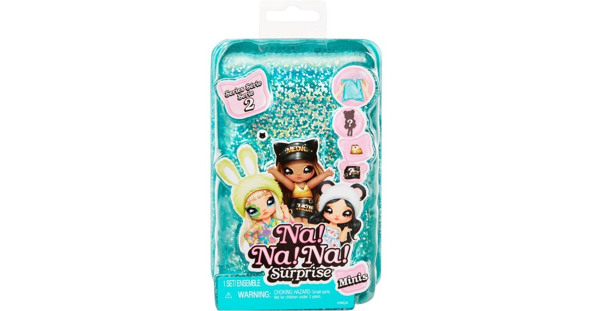 MGA Entertainment Na! Na! Na! Surprise Minis Serie 2, Puppe(sortierter Artikel, eine Figur)