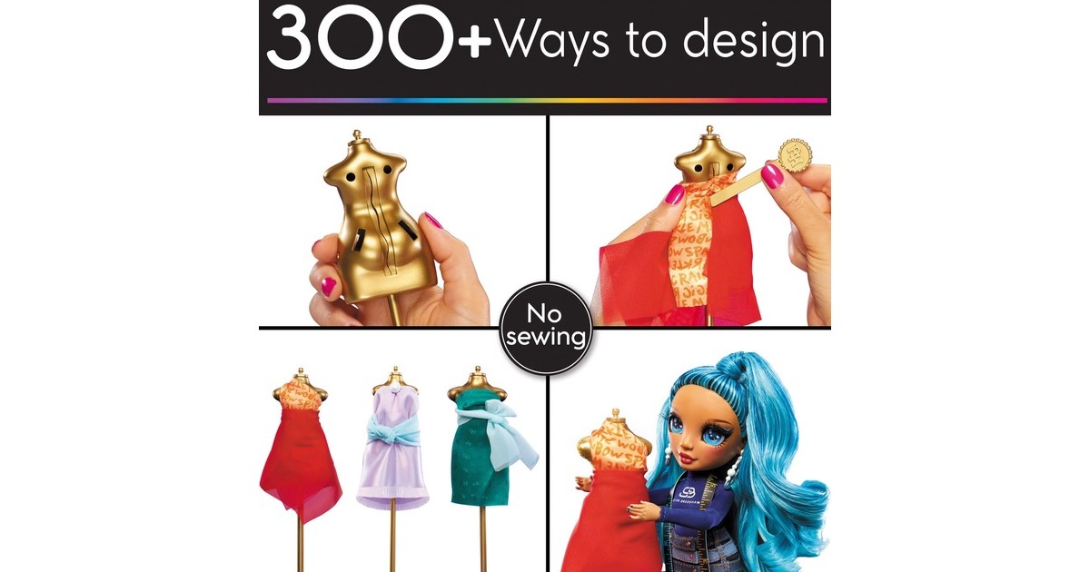 MGA Entertainment Rainbow High High Dream & Design Fashion Studio Playset mit Skyler, Puppe
