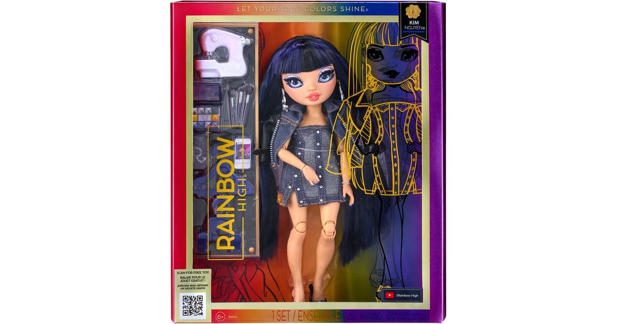 MGA Entertainment Rainbow High S23 Blue Fashion Doll - Kim Nguyen, Puppe