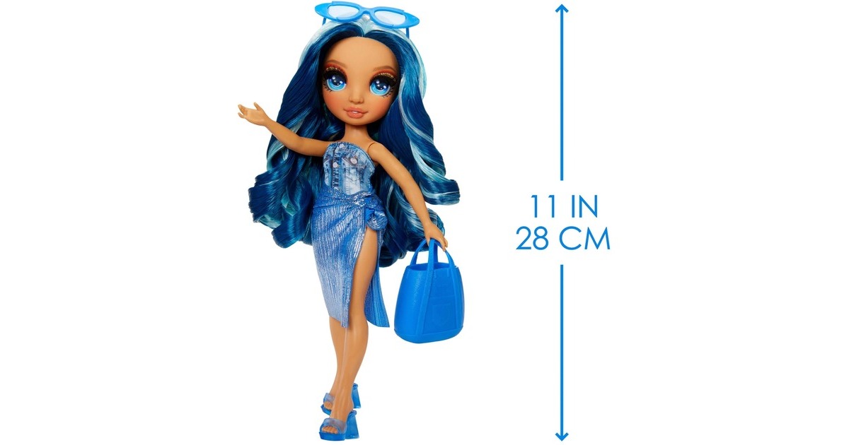 MGA Entertainment Rainbow High Swim & Style - Skyler (Blue), Puppe