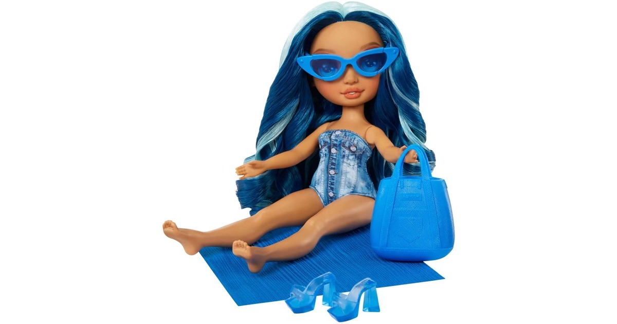 MGA Entertainment Rainbow High Swim & Style - Skyler (Blue), Puppe