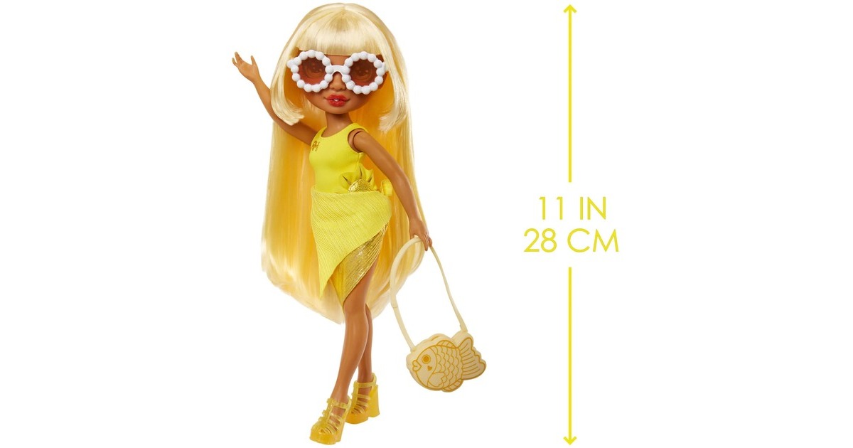 MGA Entertainment Rainbow High Swim & Style - Sunny (Yellow), Puppe