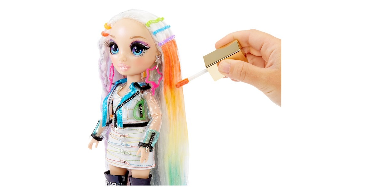 MGA Entertainment Rainbow Surprise Hair Play Rainbow Doll, Puppe