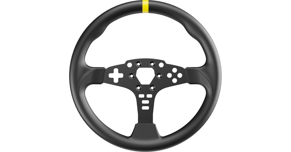MOZA 12-inch Round Wheel Mod, Austausch-Lenkrad(schwarz, für ES Steering Wheel)