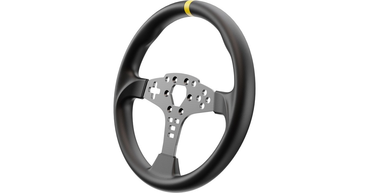 MOZA 12-inch Round Wheel Mod, Austausch-Lenkrad(schwarz, für ES Steering Wheel)