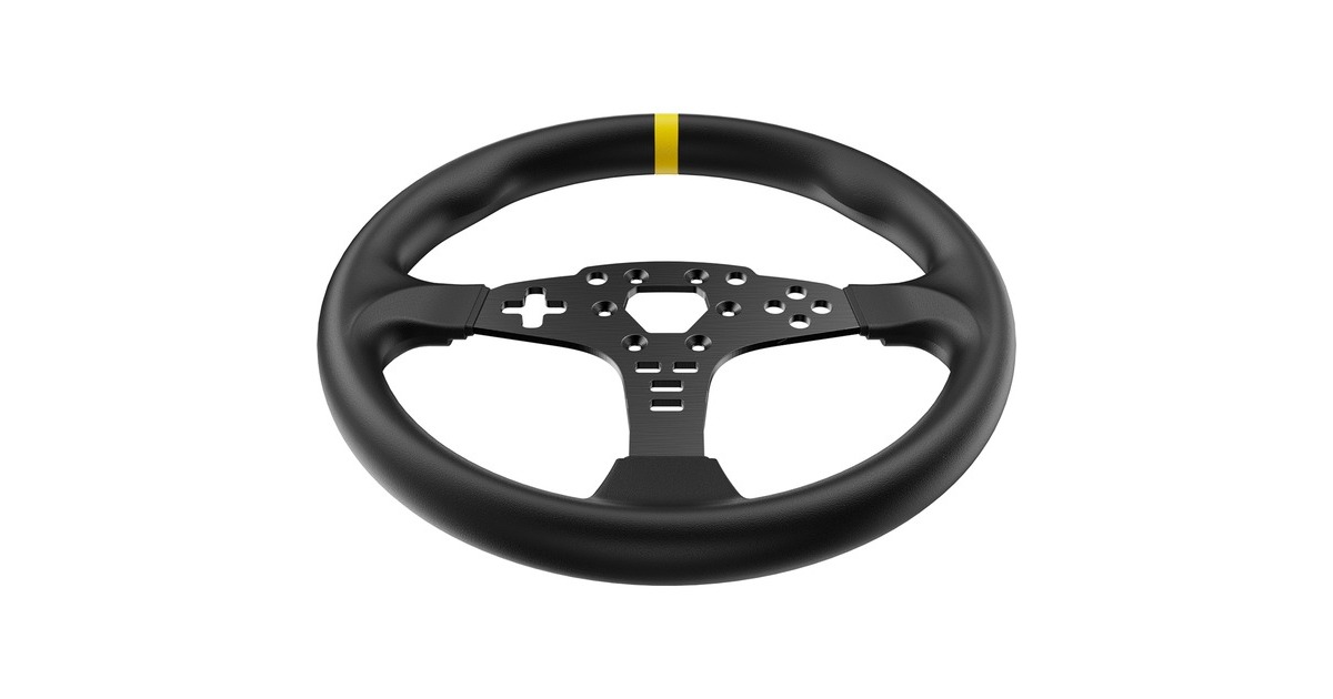 MOZA 12-inch Round Wheel Mod, Austausch-Lenkrad(schwarz, für ES Steering Wheel)