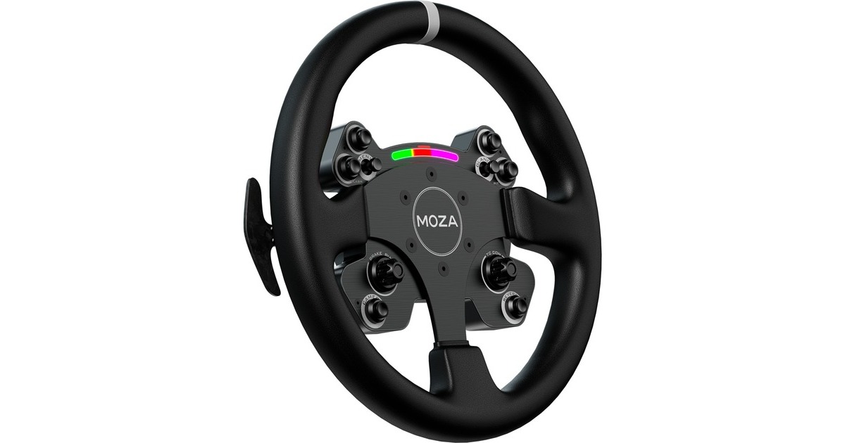 MOZA CS V2 Steering Wheel, Austausch-Lenkrad(schwarz) MOZA CS V2 Steering Wheel, Austausch-Lenkrad(schwarz)