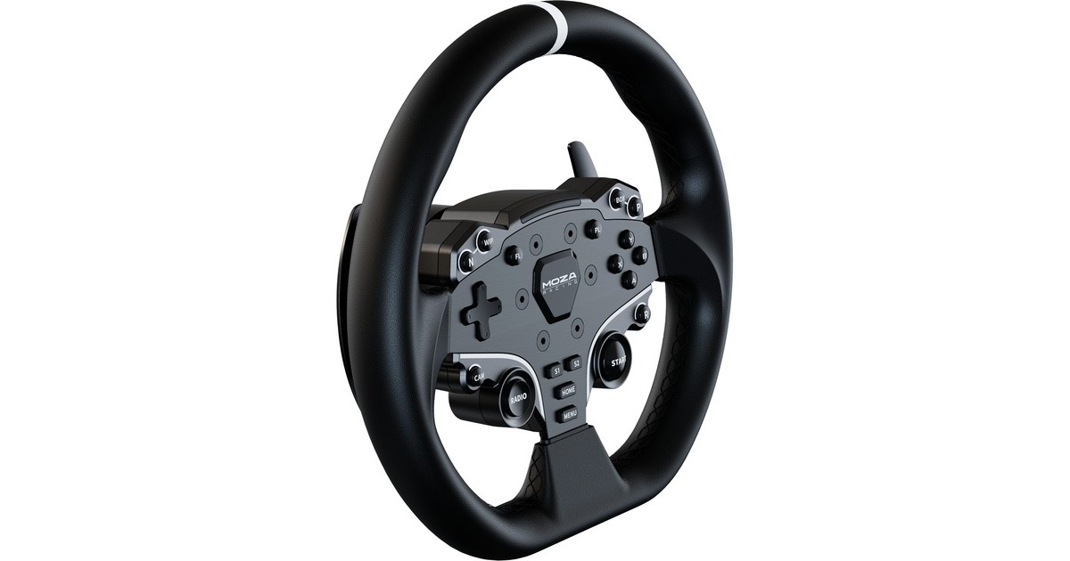 MOZA ES Steering Wheel, Austausch-Lenkrad(schwarz) MOZA ES Steering Wheel, Austausch-Lenkrad(schwarz)