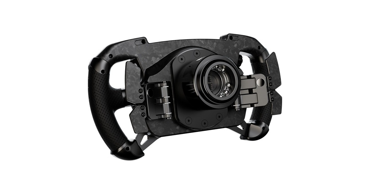 MOZA GS V2P GT Wheel Microfiber Leather, Austausch-Lenkrad(schwarz)