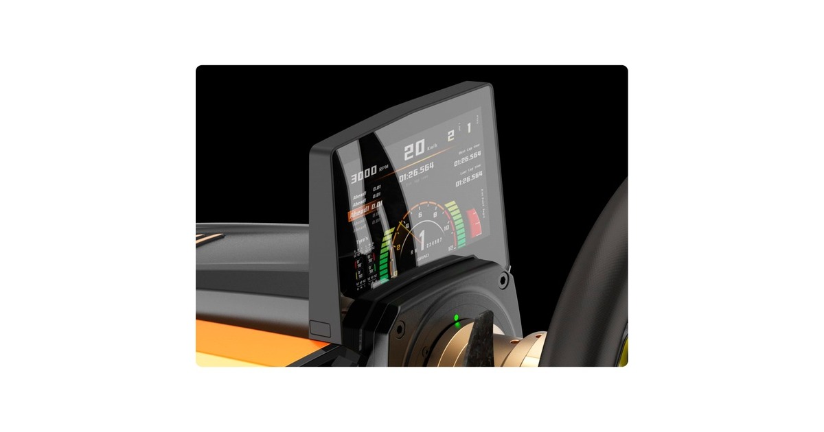 MOZA RM High-Definition Digital Dashboard, Monitor(12.7 cm (5 Zoll), schwarz)