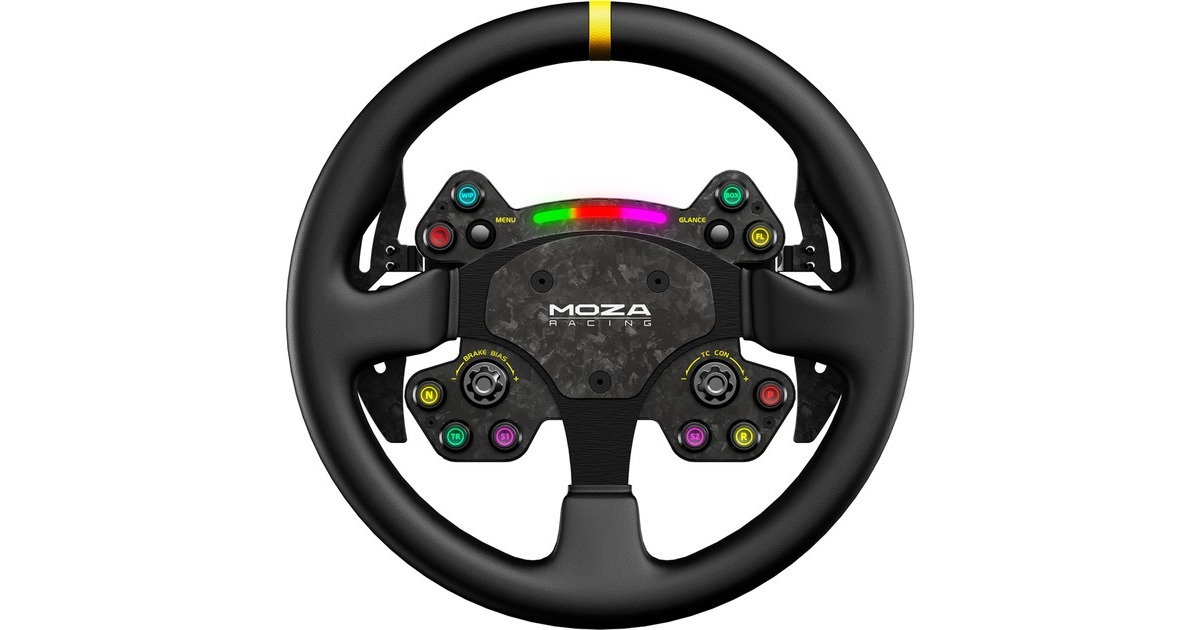MOZA RS V2 Steering Wheel, Austausch-Lenkrad(schwarz) MOZA RS V2 Steering Wheel, Austausch-Lenkrad(schwarz)